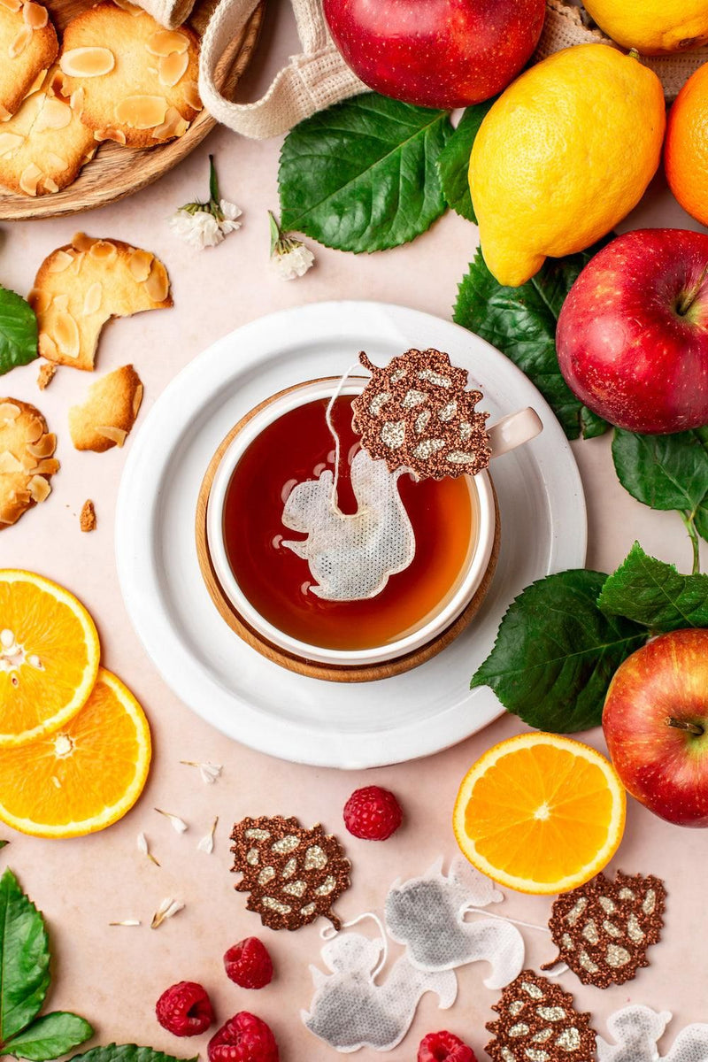 Sachets de thé personnalisés - Écureuil x5 - TeaHeritage